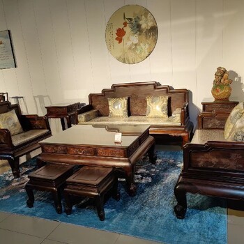 王義紅木緬甸花梨沙發(fā),銷售紅木家具服務(wù)